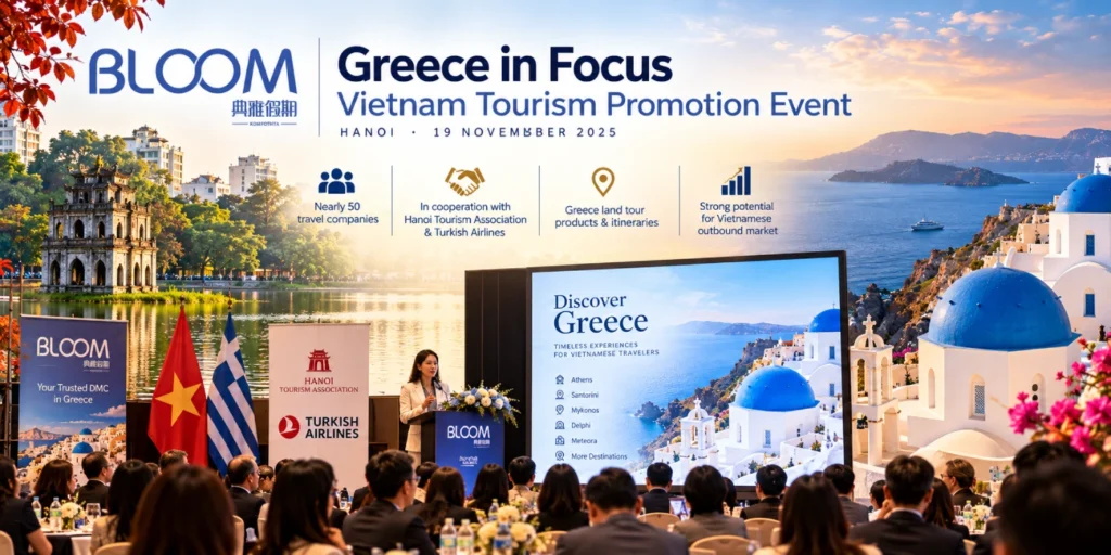 Bloom Travel Promotes Greece Tourism to Vietnamese Travel Partners in Hanoi