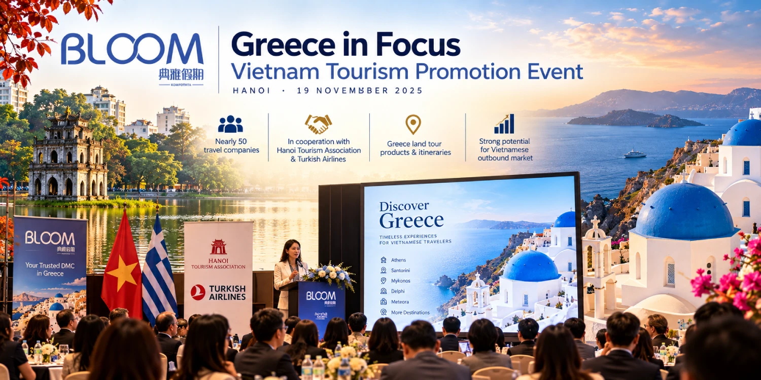 Bloom Travel Promotes Greece Tourism to Vietnamese Travel Partners in Hanoi