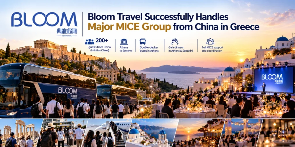 Bloom Travel Successfully Handles Major MICE Group from China in Greece