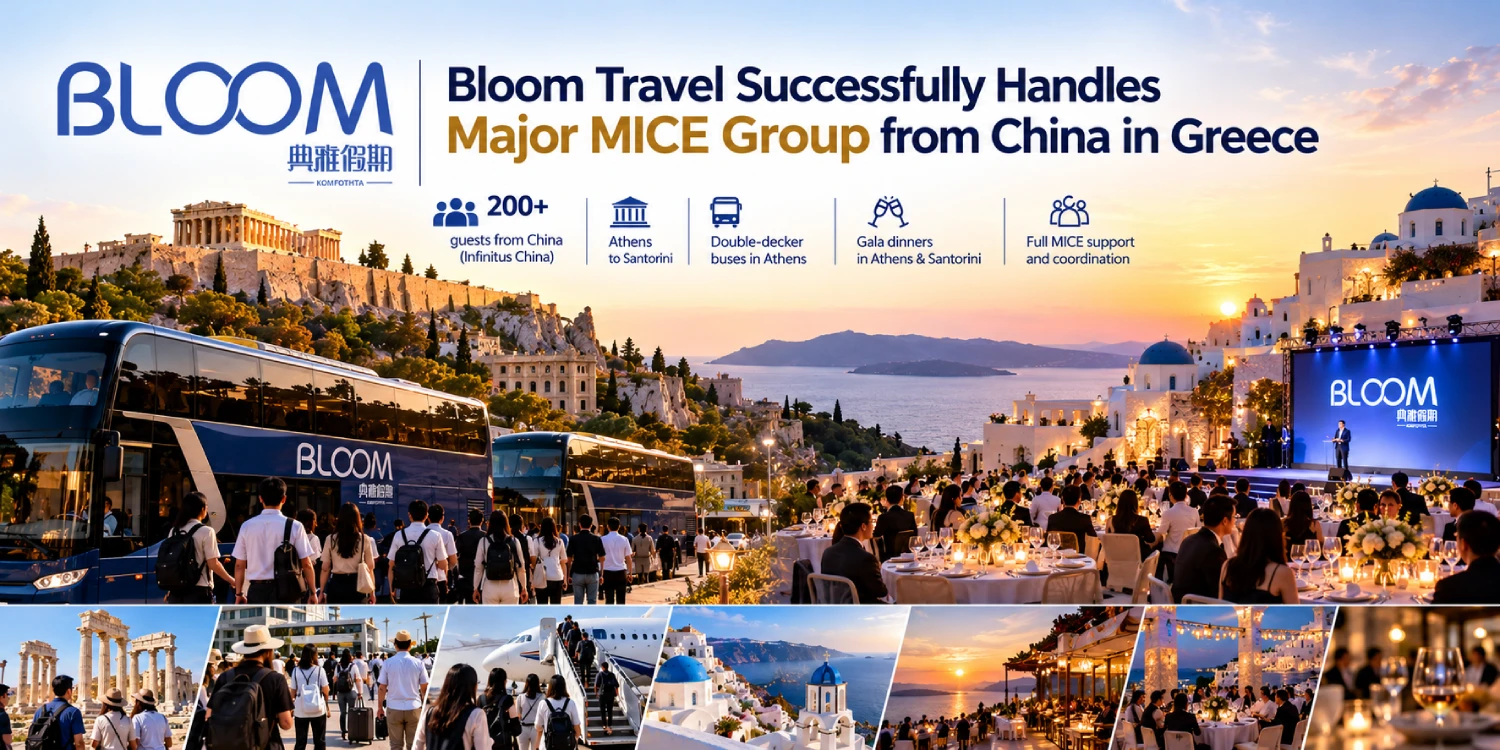 Bloom Travel Successfully Handles Major MICE Group from China in Greece